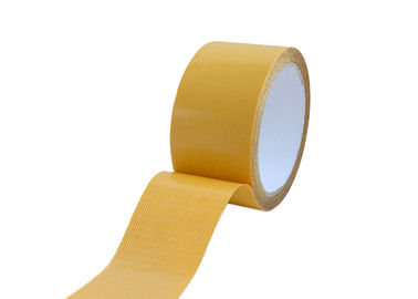 เทปตาข่ายไฟเบอร์กลาสติดด้วยตนเองแบบสองหน้าพร้อมกระดาษลอกสีเหลือง