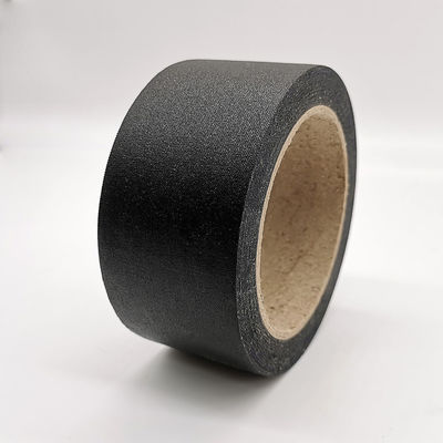 สายด่วน Self-Adhesive หนังสือผูกผ้าสีดํา เทปดักทับ
