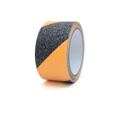 เทปกันลื่นสำหรับพื้นงานหนักเพื่อความปลอดภัยของขั้นบันได พื้นผิวแรงเสียดทานสูง สำหรับใช้งานในอุตสาหกรรม
