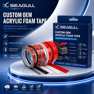 พรีเมียม Custom Double-sided Adhesive Acrylic Foam Tape สําหรับการประกอบอุปกรณ์อิเล็กทรอนิกส์