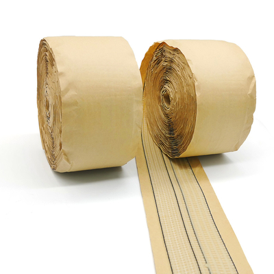 กระดาษคราฟท์ด้านเดียว Hot Melt Adhesive Heat Sealable Curtain Tape