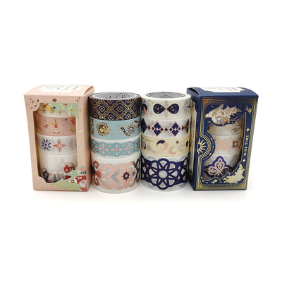 โรงงานยางไม่มีสารตกค้างกันน้ำลายน่ารักเทป Washi สีทึบ