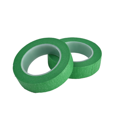 ราคาขายส่งด้านเดียวฟรีกาวยางสีเขียว Masking Tape