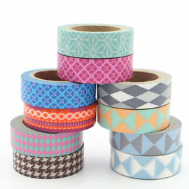 กระดาษแคบกระดาษเทป Washi, เทปตกแต่งที่สามารถถอดได้ Fit Artwork