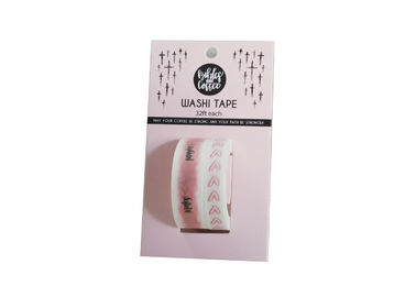 เทปพลาสติก Washi พิมพ์ลายด้วยพลาสติก