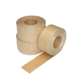 สีน้ำตาล Heavy Duty เสริมเทปกาวกระดาษคราฟท์สำหรับบรรจุ
