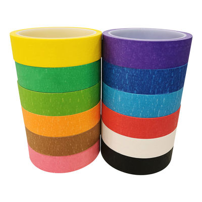 เทปกาวสี ขนาดกำหนดเอง ลอกออกได้อย่างง่ายดาย เทปกาว