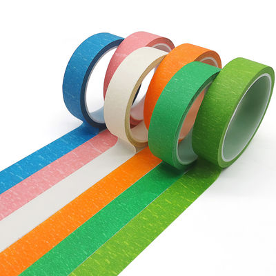 เทปกาวหลายสีทนต่อ 80 องศาการยึดติดสูงการใช้งานในร่มฉีกขาดง่าย