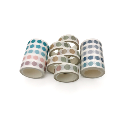 เทปกระดาษ Washi ขนาด 1 นิ้วตัด Washi บรรจุกระดาษเทป