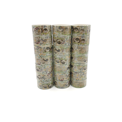 Hot Seal เทป Washi สีแบบกำหนดเองด้านเดียวกันน้ำ